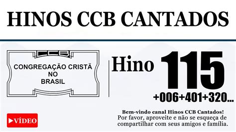 youtube hinos avulsos ccb 2022.